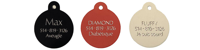 medaille medicale pour chien chat