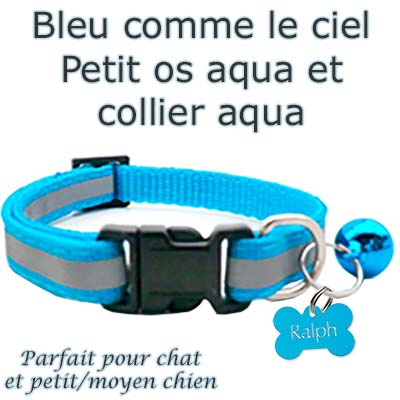 collier pour chien avec os