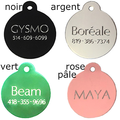 medaille cercles pour chat